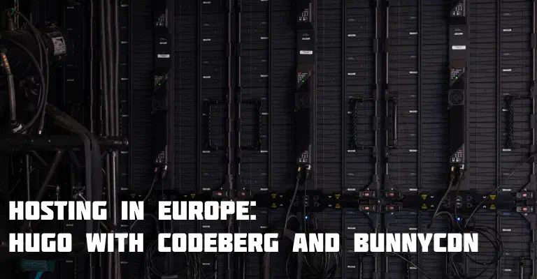 Hugo with Codeberg and BunnyCDN