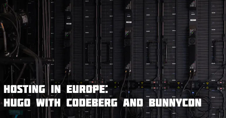 Hugo with Codeberg and BunnyCDN